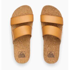 NWT Women's Reef Cushion Vista Hi Double Strap Slide Sandal Size 9